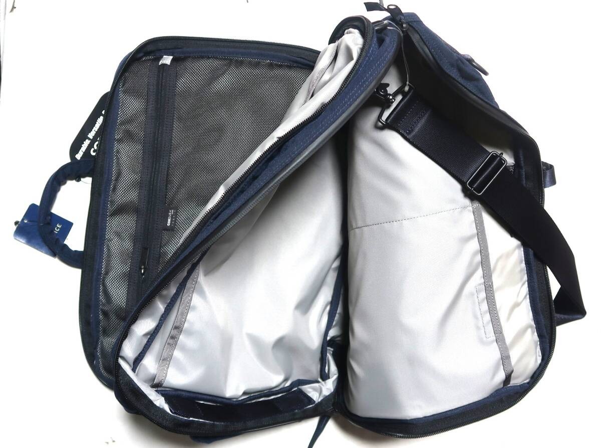 Yoshida Kaban L-P-E Cordura 3way Briefcase EDIFICE Blue Bag 49cm x 28cm x 10cm