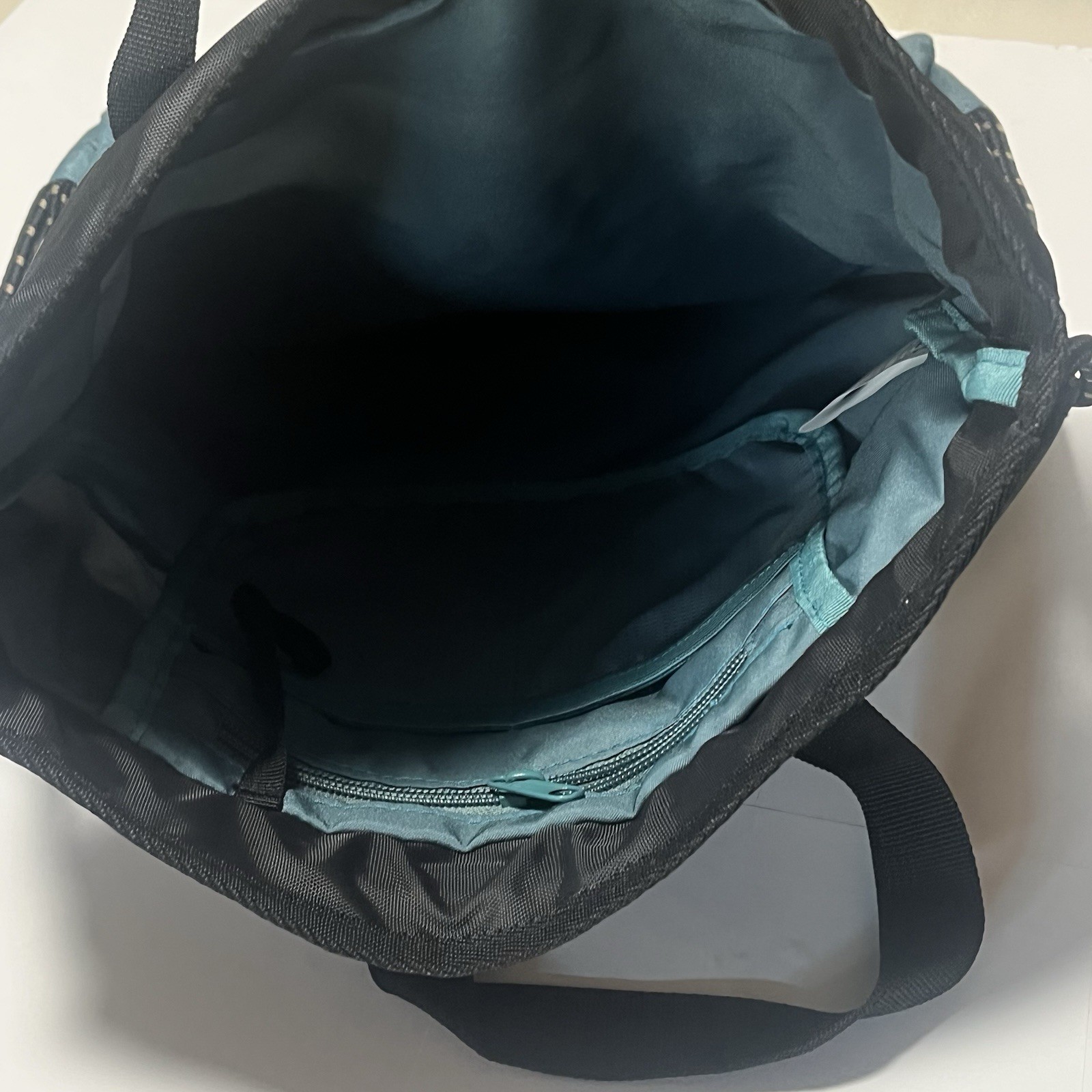 Billabong Blue/beige/black Drawstring Backpack Brand New