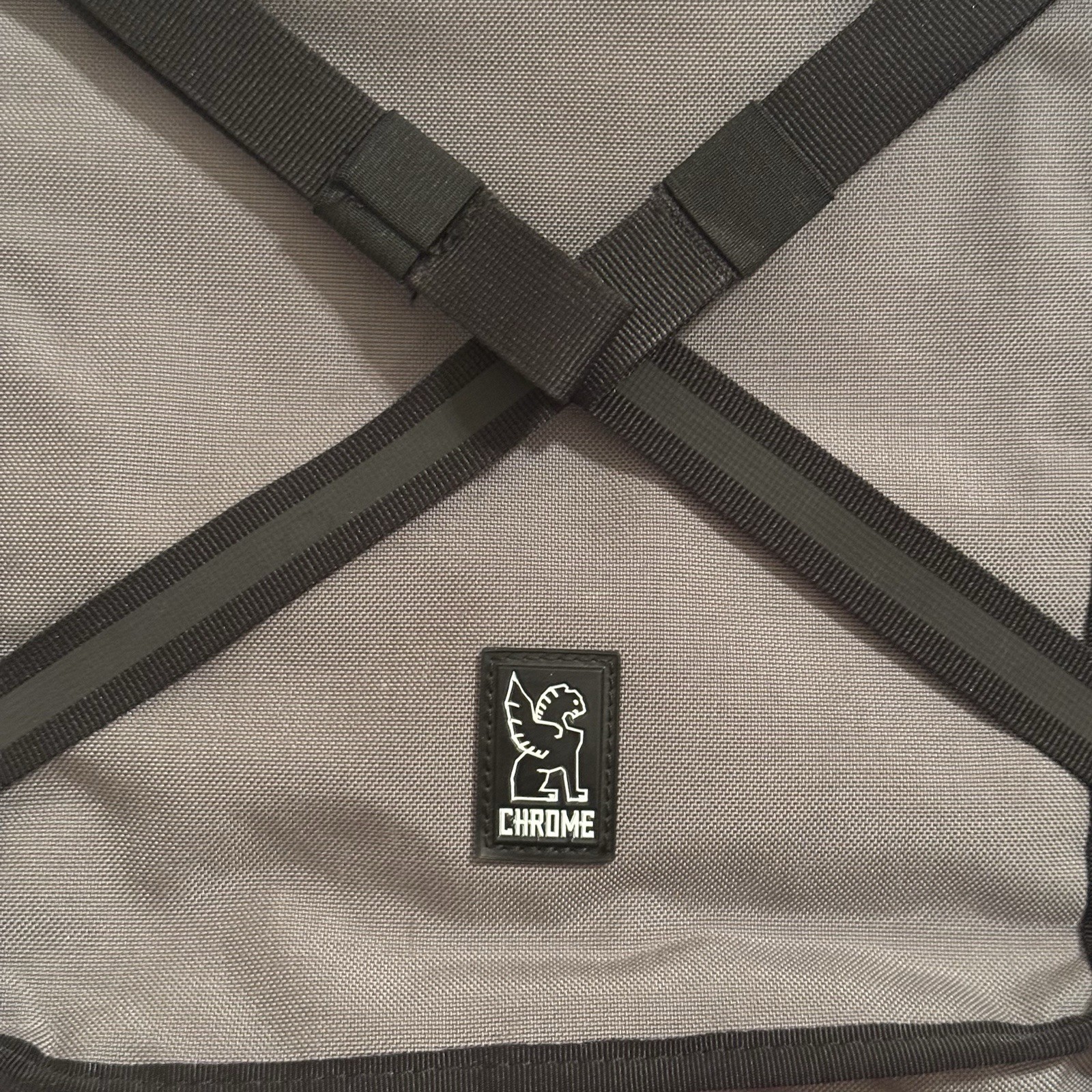 Chrome Industries Backpack Bravo Gray Rucksack Fold Over Biking Laptop