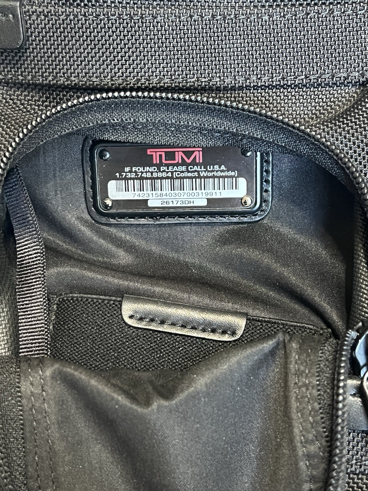 TUMI Alpha Brief Backpack 15 Inch Computer Unisex Black 26173DH