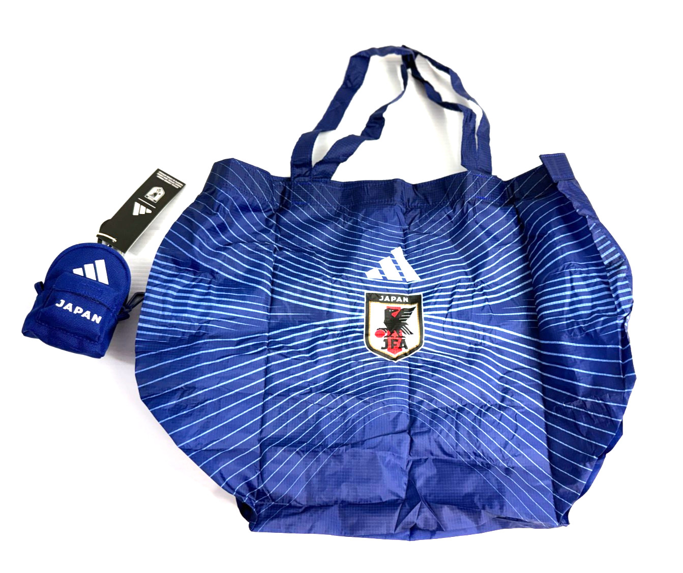 Adidas Japan National Team Home Packable Bag Blue Tote KC0757
