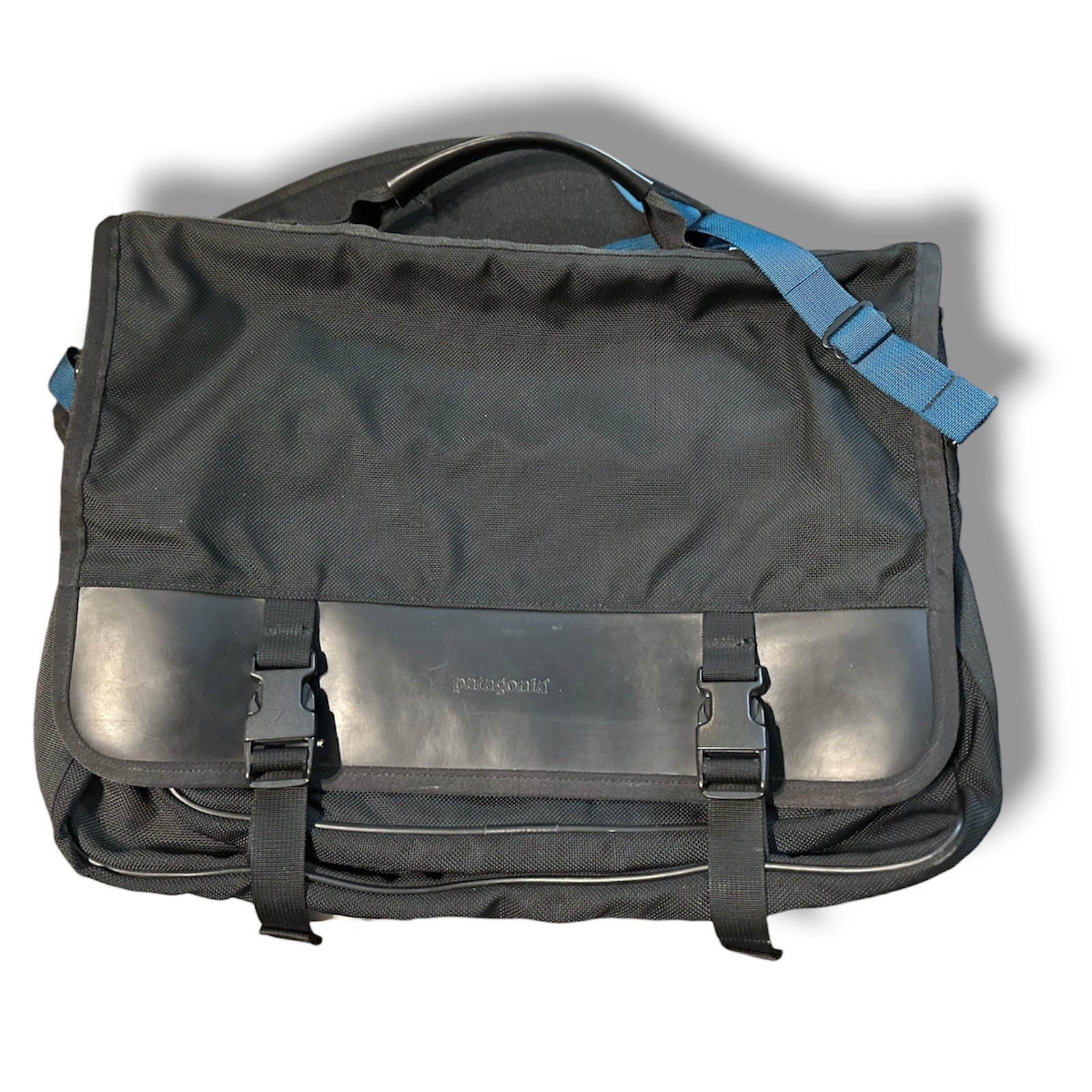Vintage Patagonia Black Briefcase Bag Laptop Travel Work Shoulder Messenger Bag