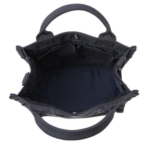 PORTER SMOKY 2WAY Tote Bag S 592-27628 Black CORDURA Made in Japan New Y870196