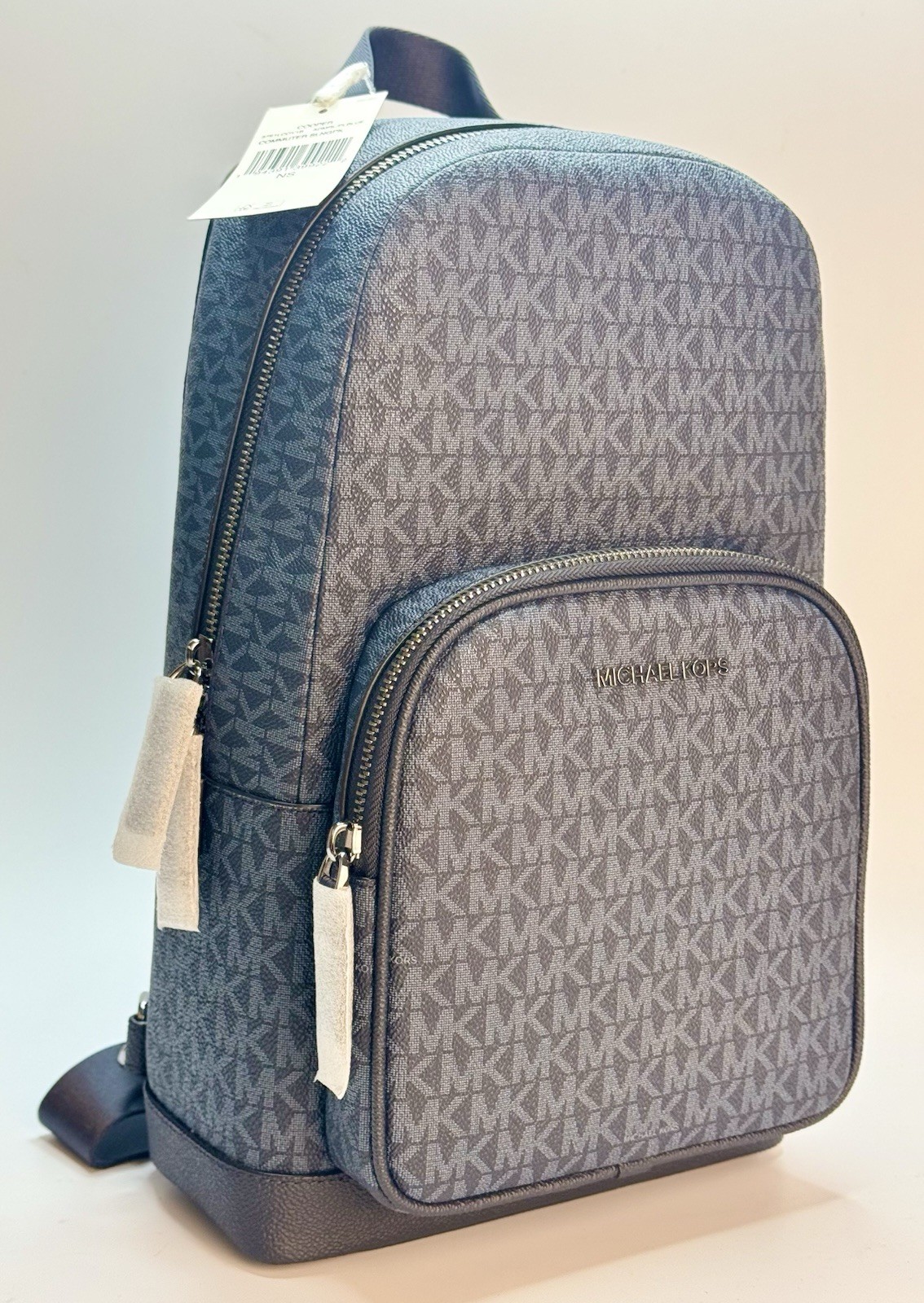 Michael Kors Cooper Commuter Logo print canvas Men’s Sling Pack Bag New w/ Tag
