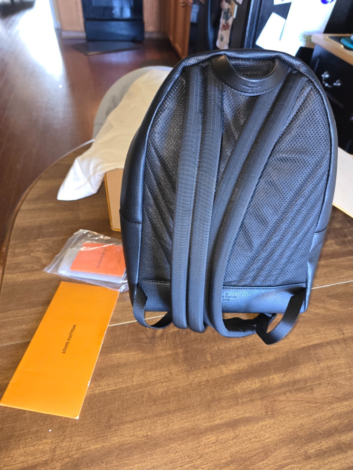 Louis Vuitton Damier Graphite Men’s Backpack Black Zip Inner Pockets