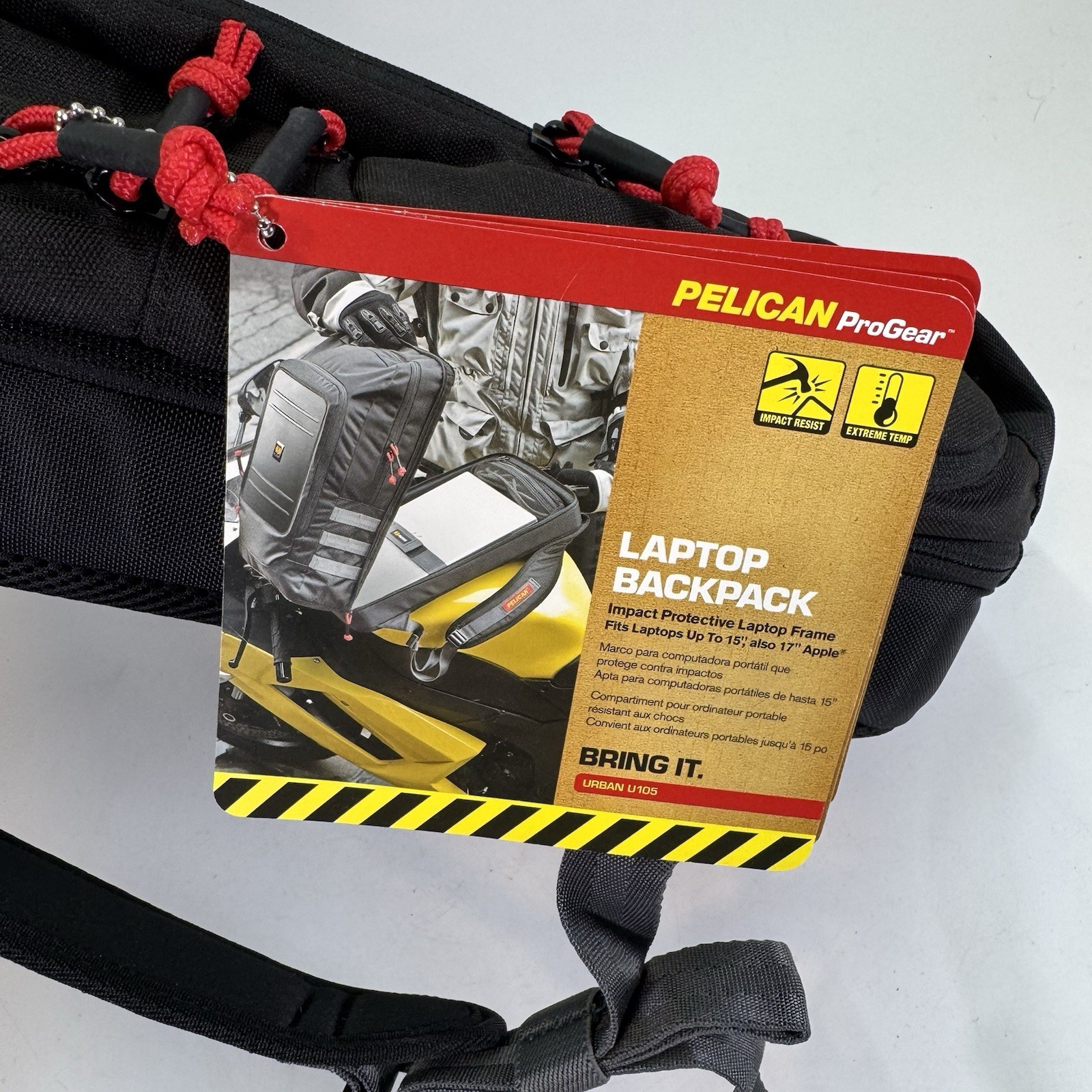 Pelican ProGear Urban U105 Laptop Backpack 15” Black Protective Case