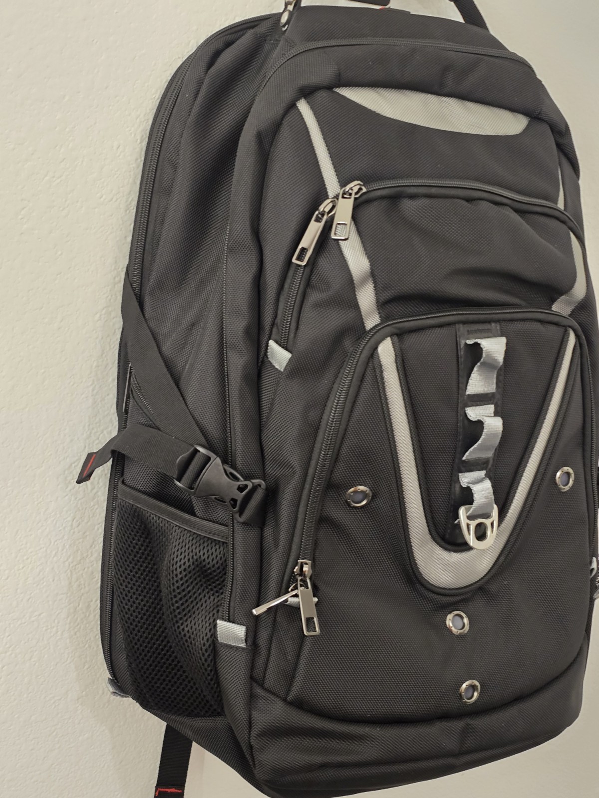 18.4 RFID LAPTOP BACKPACK 55L Extra Large USB Charger Anti-theft Black MOGPLOF