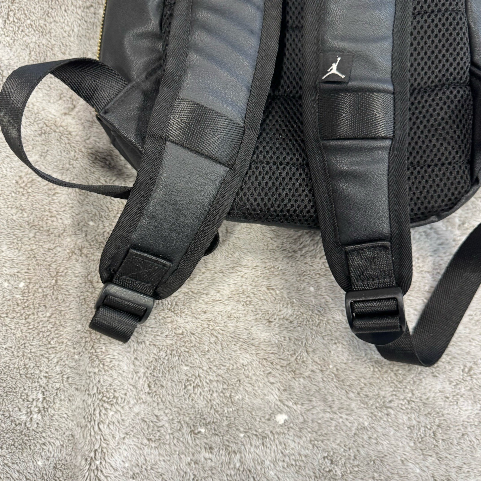 Nike Air Jordan Mini Jumpman Backpack Black Gold Details Small Bag Travel