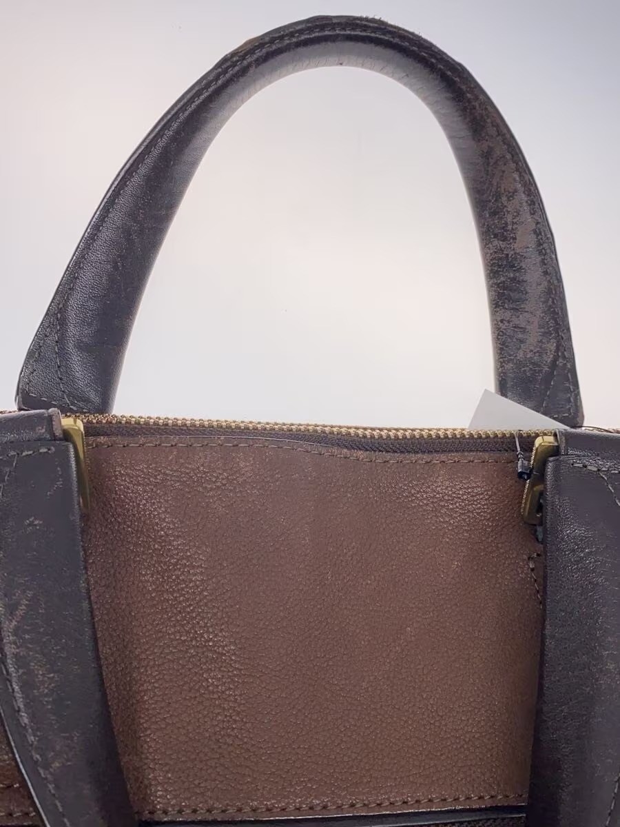 TUMI 2-Way Briefcase Brown Leather Men Business Handbag 68516B