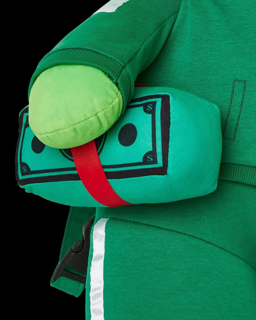 Sprayground Squid Game Contestant Money Bear Backpack🔥New Green Teddy Bear Bag