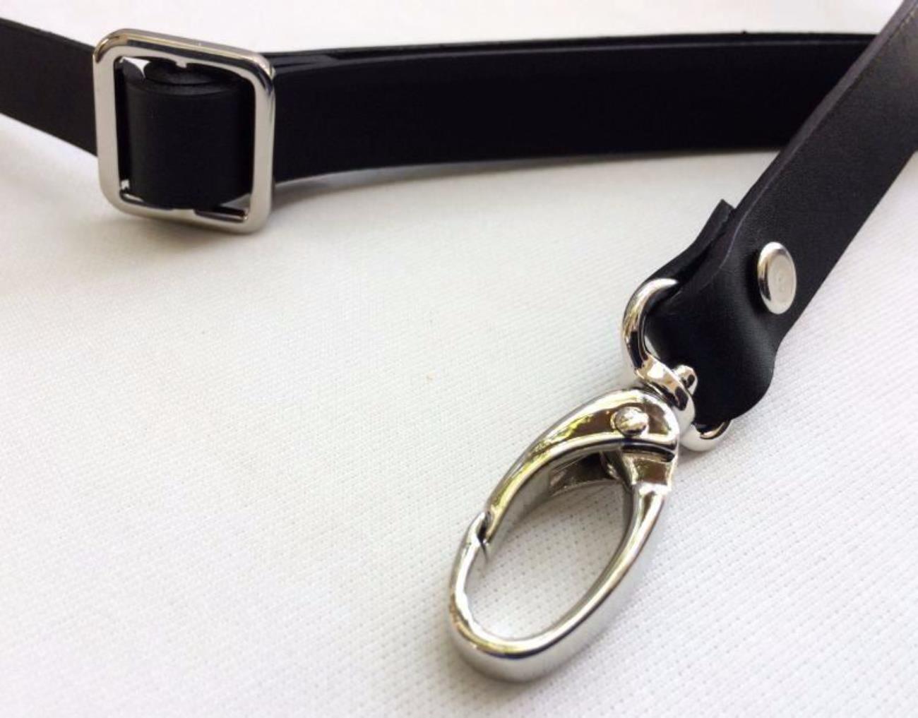 5/8″ Adjustable Leather Slide Convertible Crossbody – Shoulder Strap Bags Purses