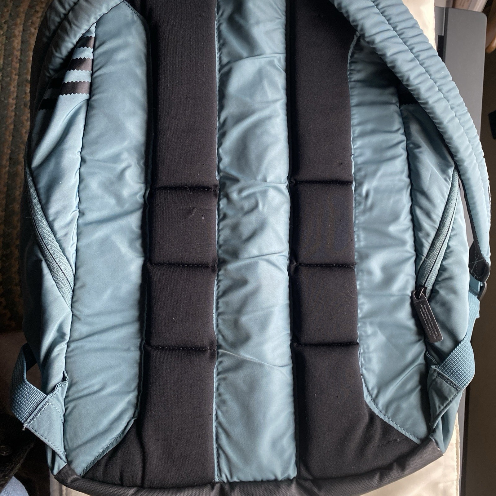 Adidas Load Spring Backpack Bookbag Black/Gold Multiple Pockets Laptop