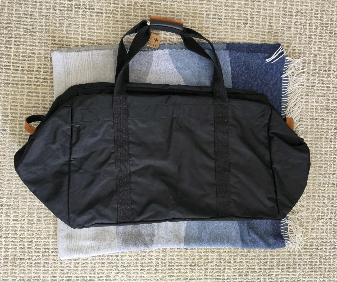 Revelry The Handler – Black, 27 Gallon Large Travel Tote Bag