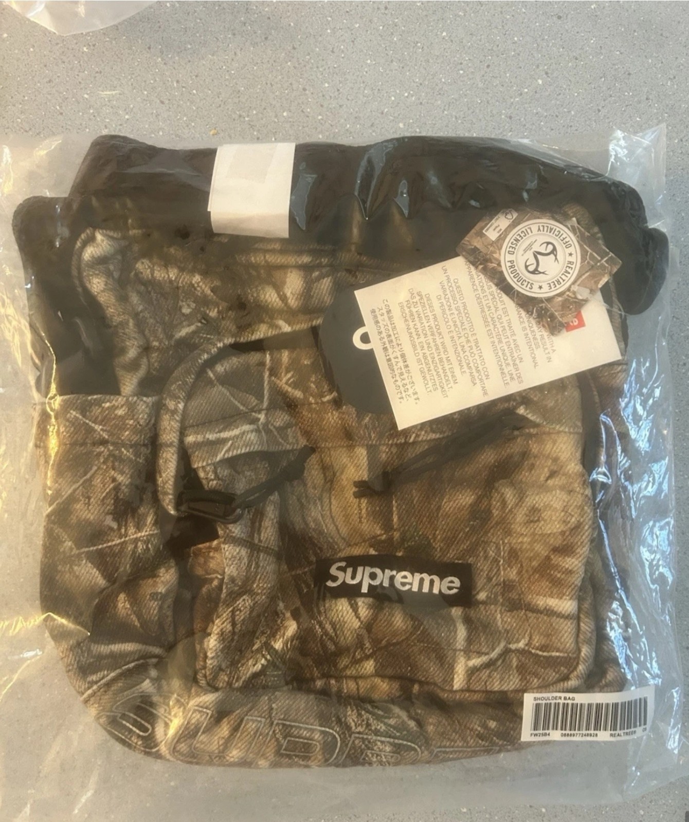 Supreme Real Tree Camo Denim FW25 Shoulder Bag (G04)