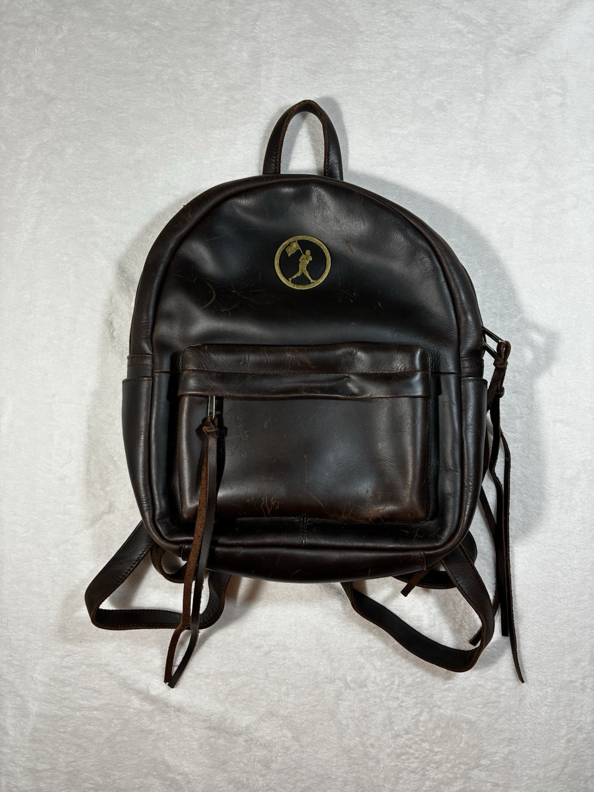 Baseballism Natalie Glove Leather Brown Backpack