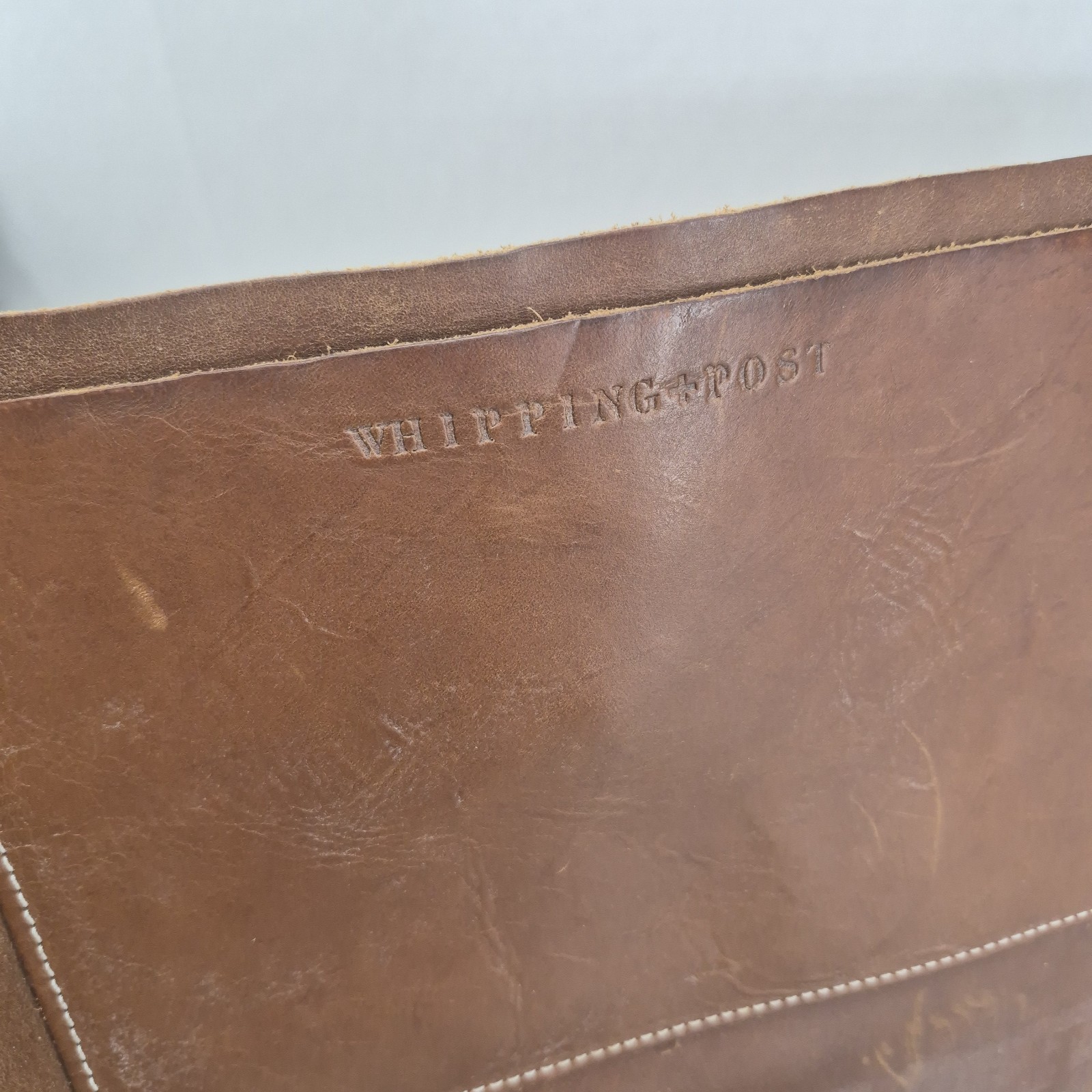 Whipping Post WP Standard Large Leather Brown Distressed Messenger Bag