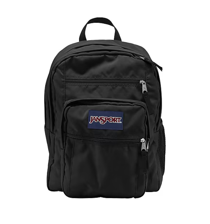 JanSport Big Student Laptop Compatable Backpack, X-Large, Black (JS00TDN7008)