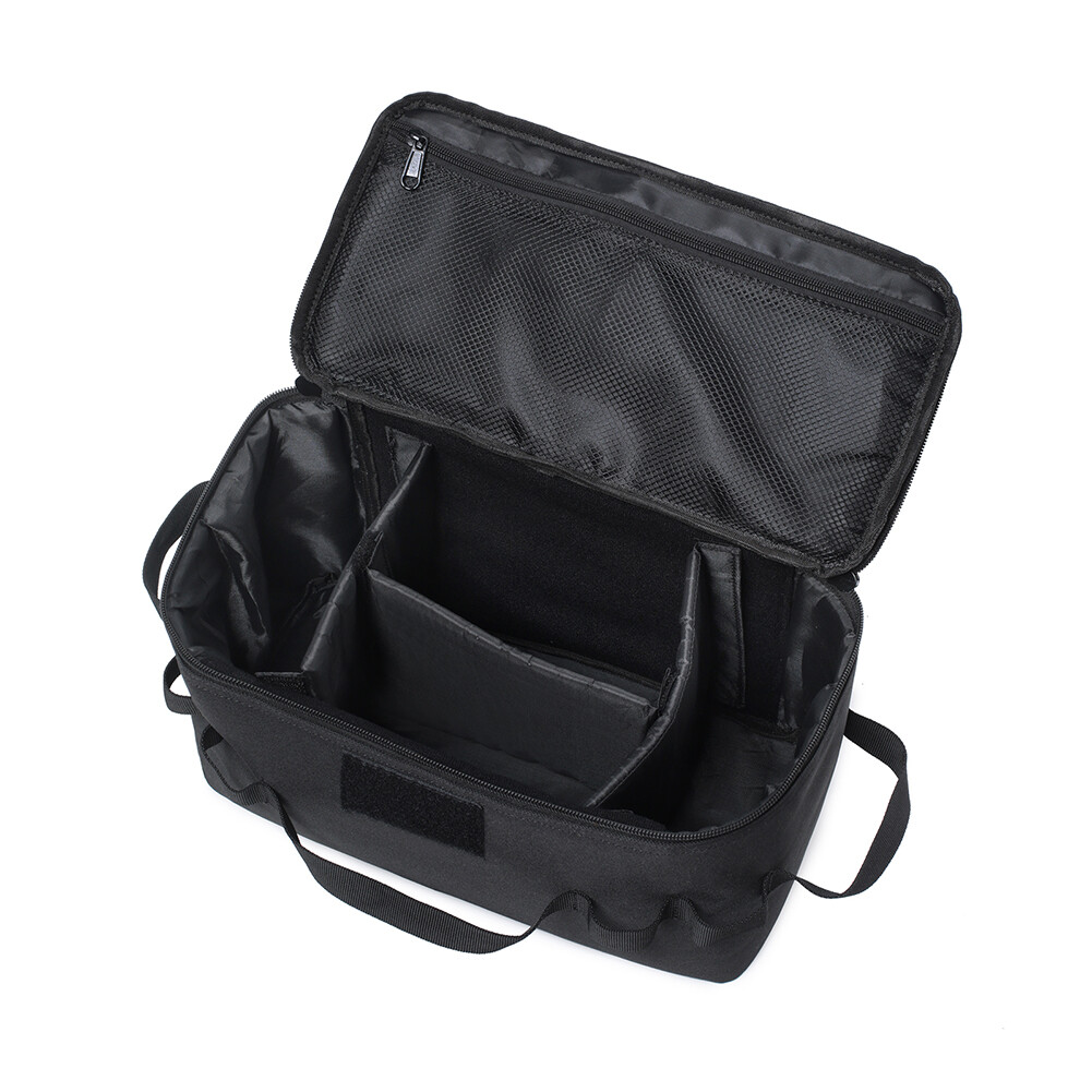 Tactical Amping Cookware Storage Bag Padded Gas Canister Organizer with Dividers