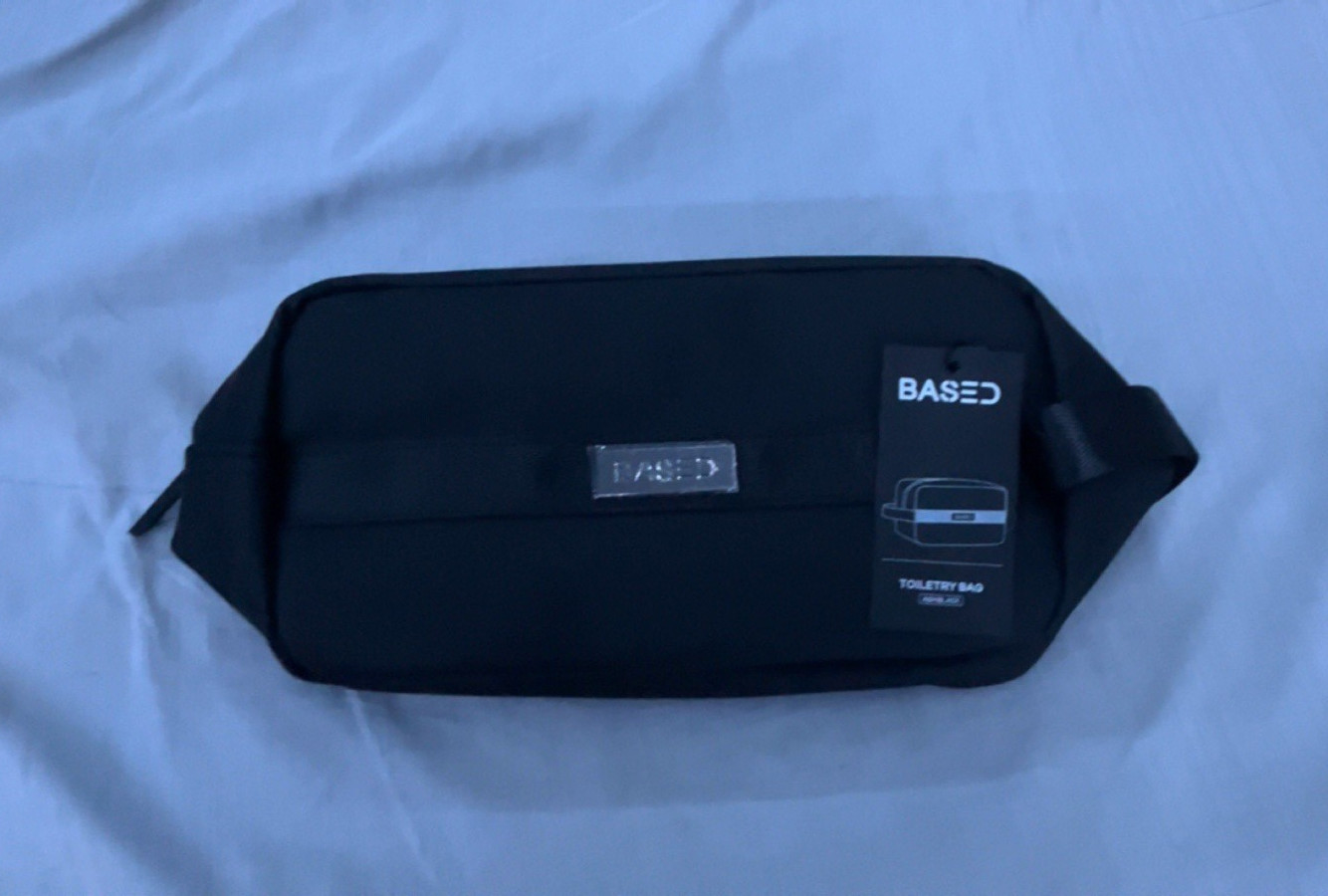 BASED Black Toiletry Bag
