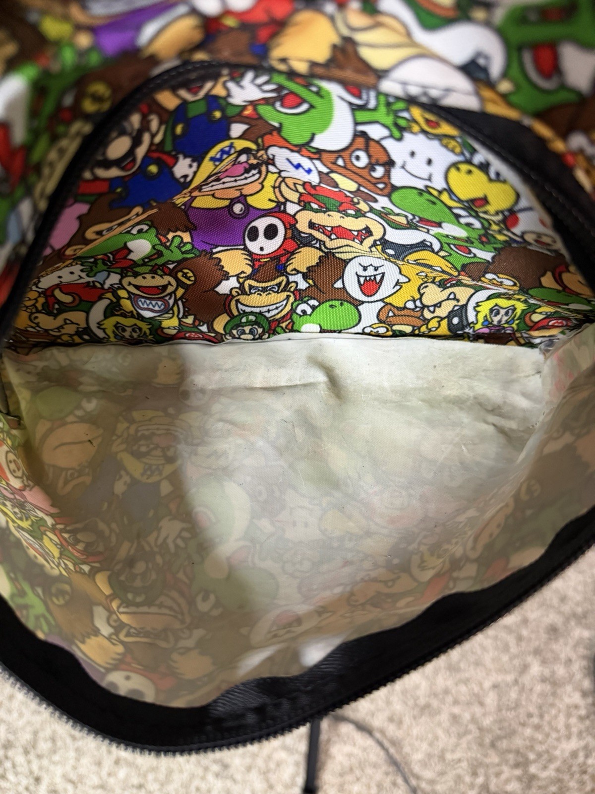 Nintendo Official Super Mario Multicolor Backpack