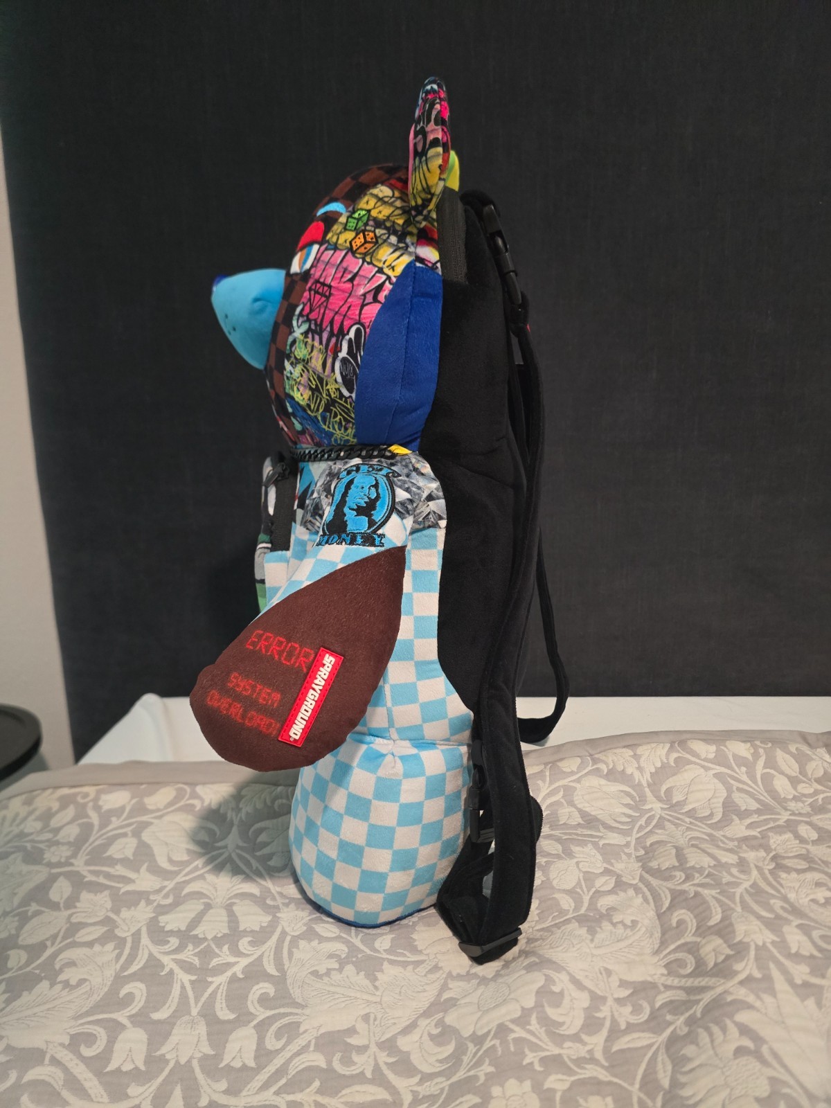 sprayground teddy bear limited edition backpack