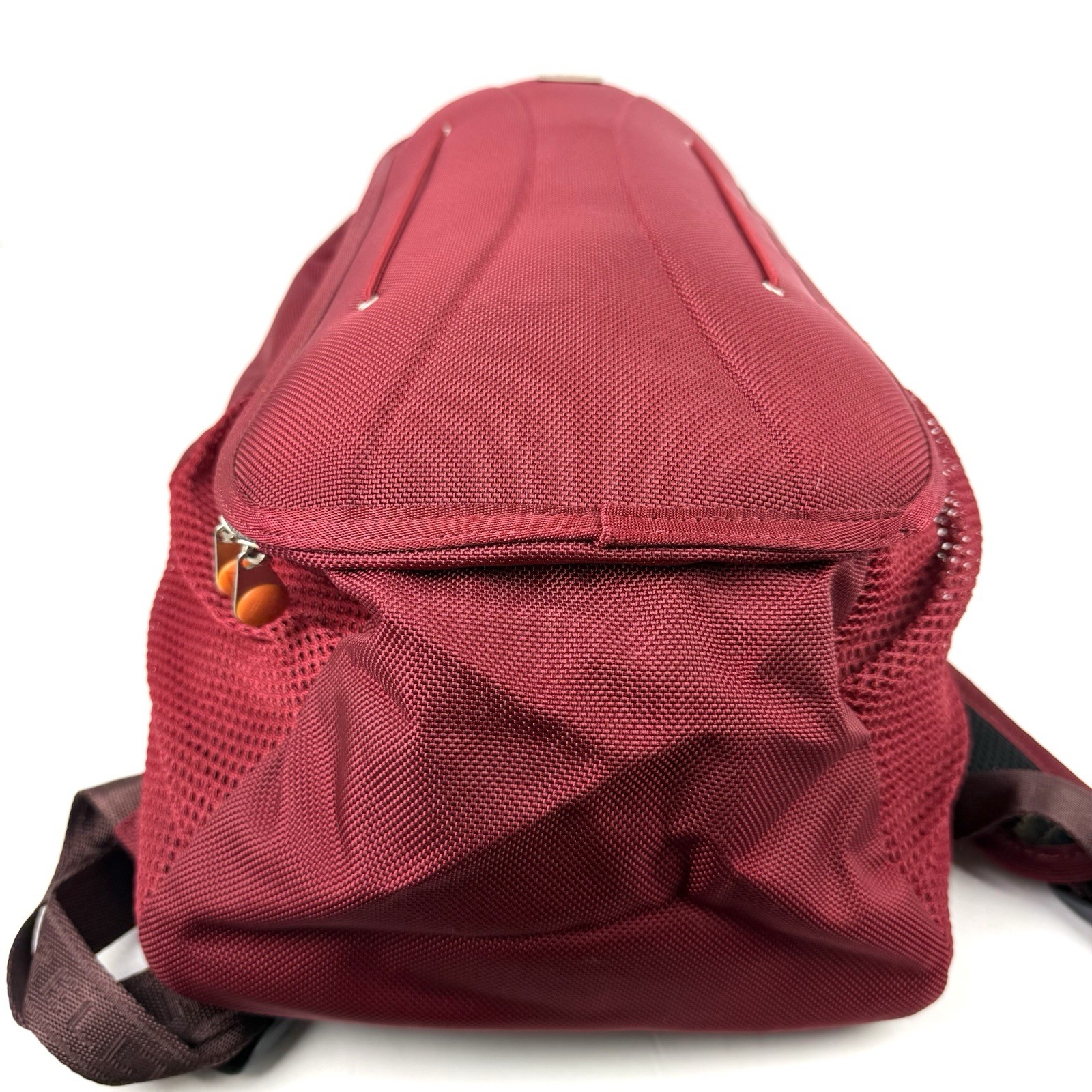 Merrell Backpack Dark Red Canvas Hard Shell Hiking Medium Unisex Outdoor