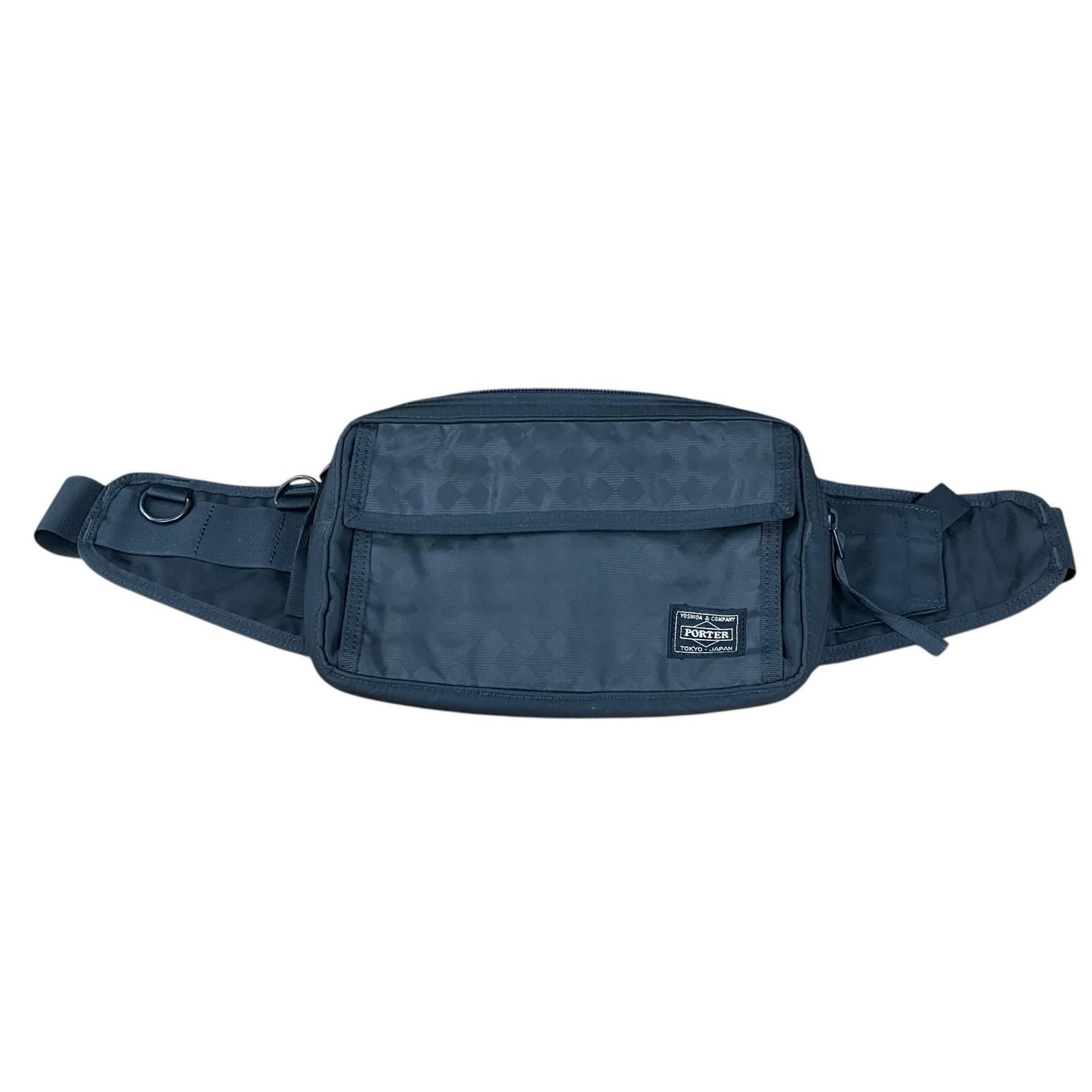 Authentic Porter Black Body Bag 23cm x 16cm x 3.5cm Adjustable Strap Damaged