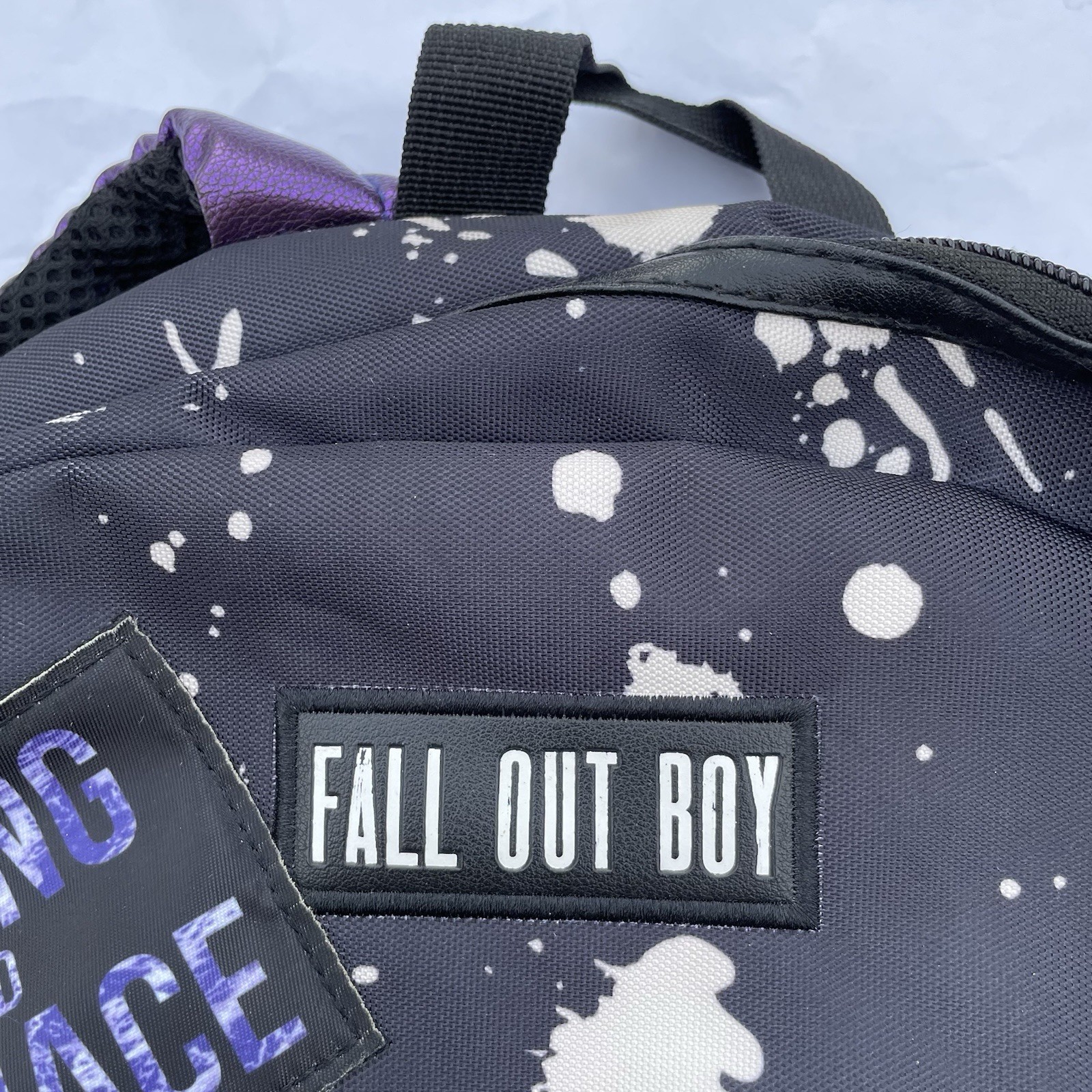 Fall Out Boy Paint Splatter Mania Backpack
