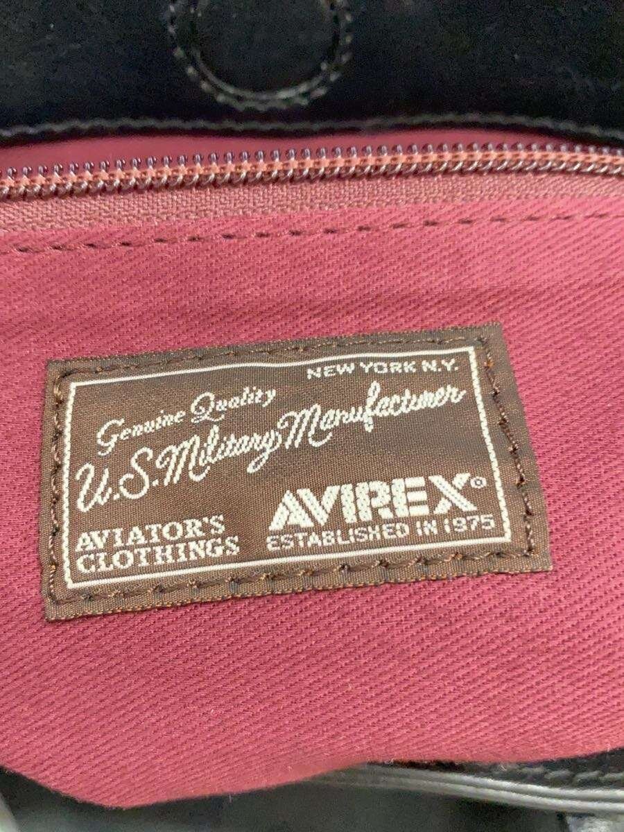 AVIREX Leather Bag, Black, AVX5626