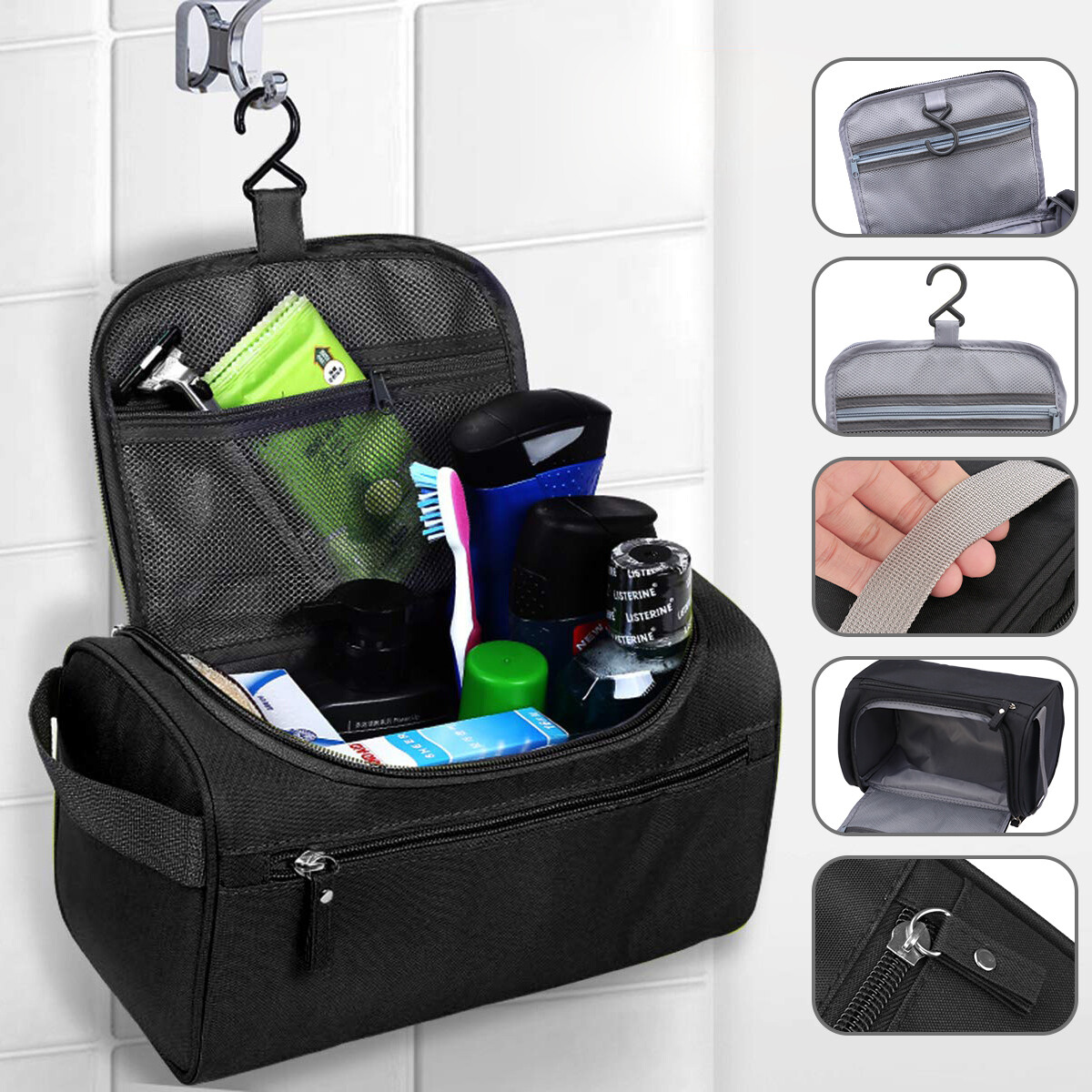 Accessories, Cosmetic, Personal Items, Healthcare Bag with Handle, HIGH-QUALITY