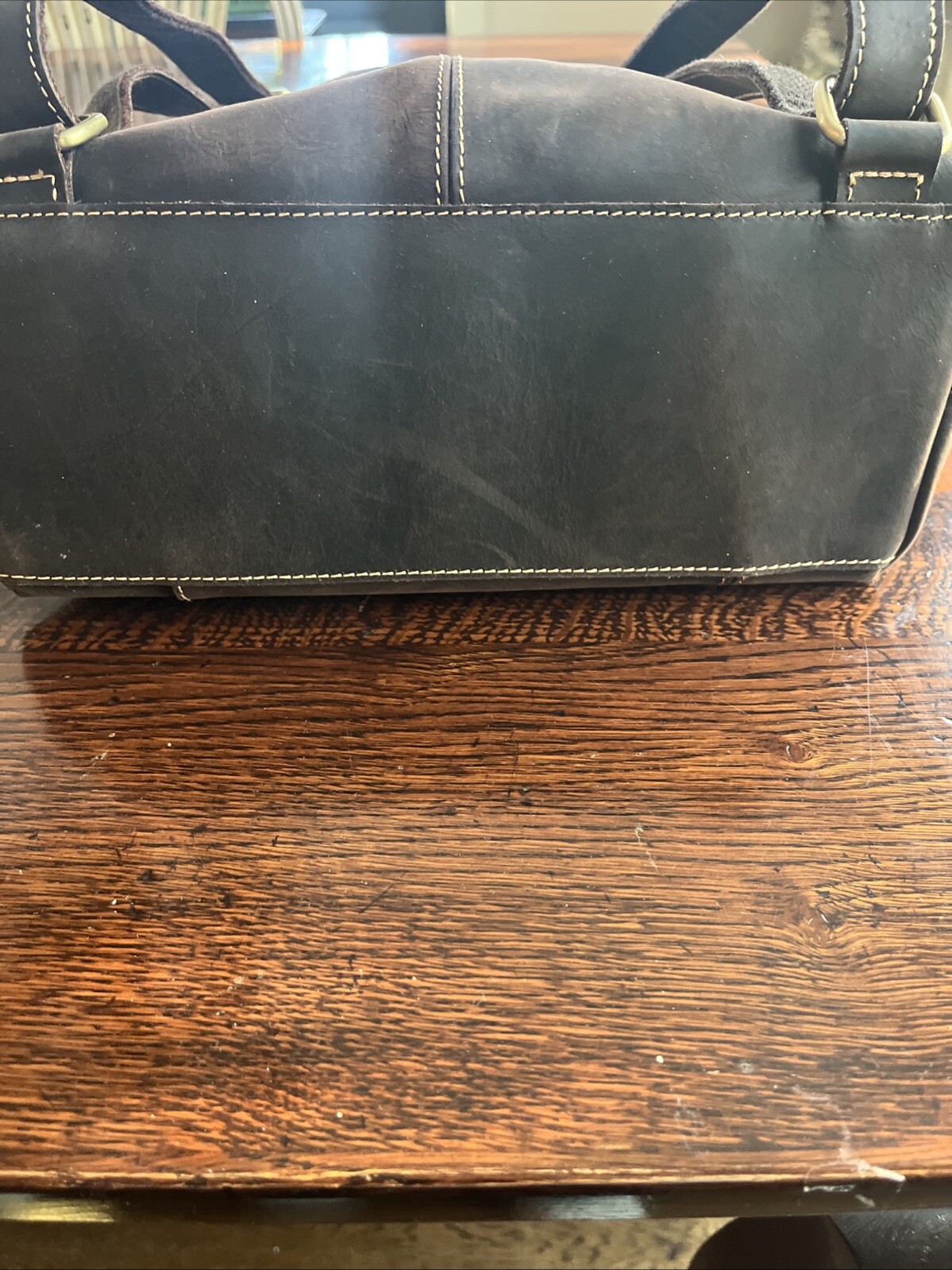 CRAZY HORSE LEATHER BACKPACK TRAVEL LAPTOP MESSENGER BAG