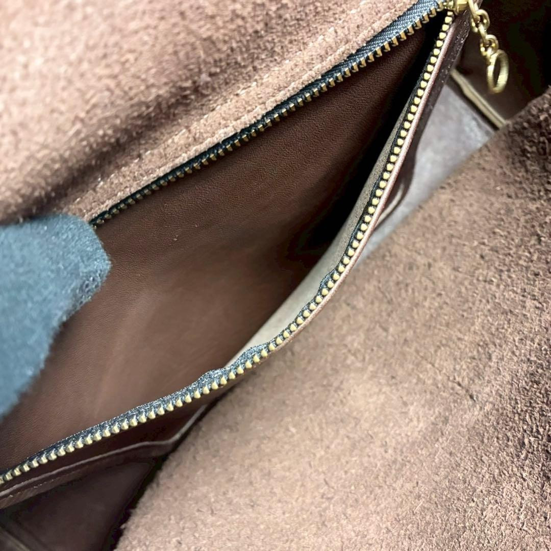 Vintage Coach Beekman Briefcase Shoulder Bag 5266 USA Brown Leather