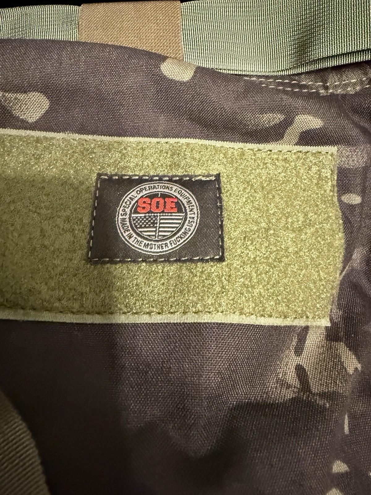 SOE Special Operations Equipment 24 Inch RoundDuffel Multicam Black USA