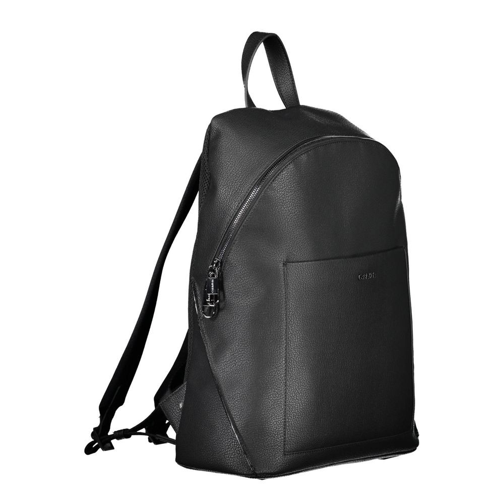 Calvin Klein Nero Poliestere Men Backpack 100% Authentic