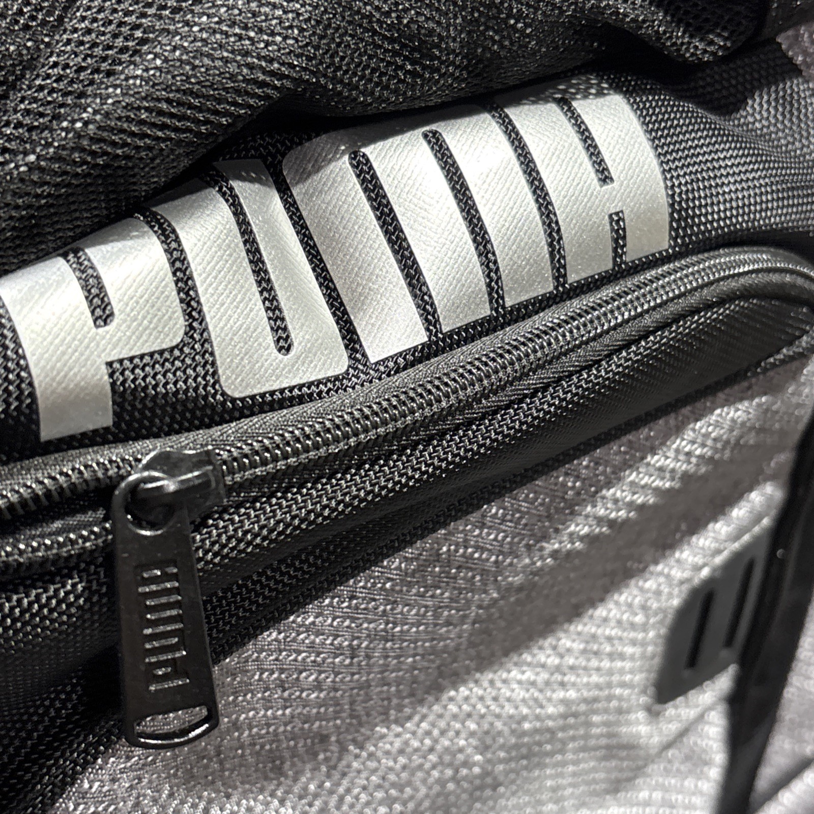 PUMA Challenger Unisex Backpack Silver Grey Black Laptop Padded