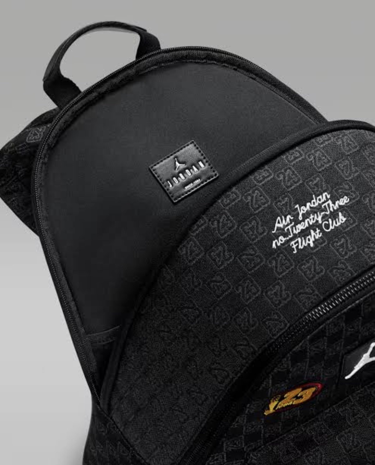 Jordan Air Monogram Backpack 20L Black Bookbag School Bag MA9155-023 NEW