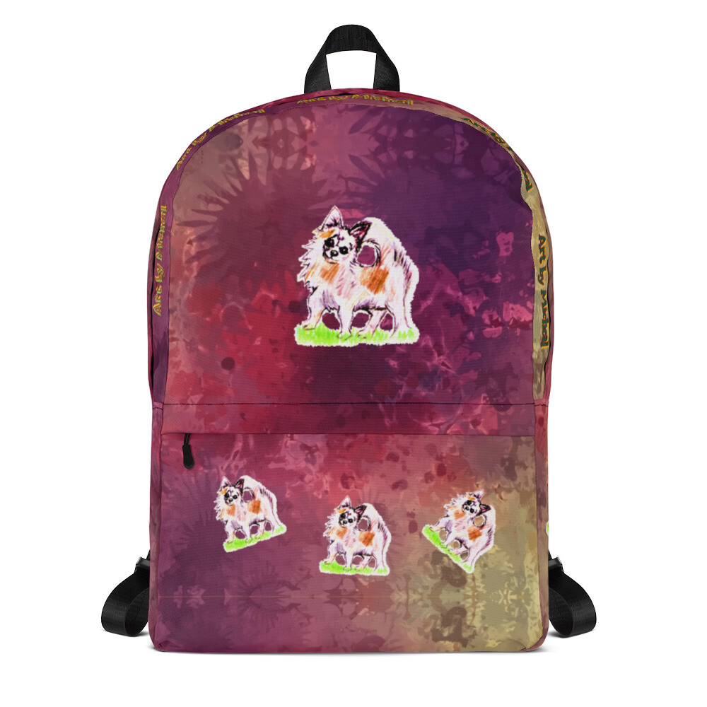 Art by Micheal Doogie the Doggie Backpack