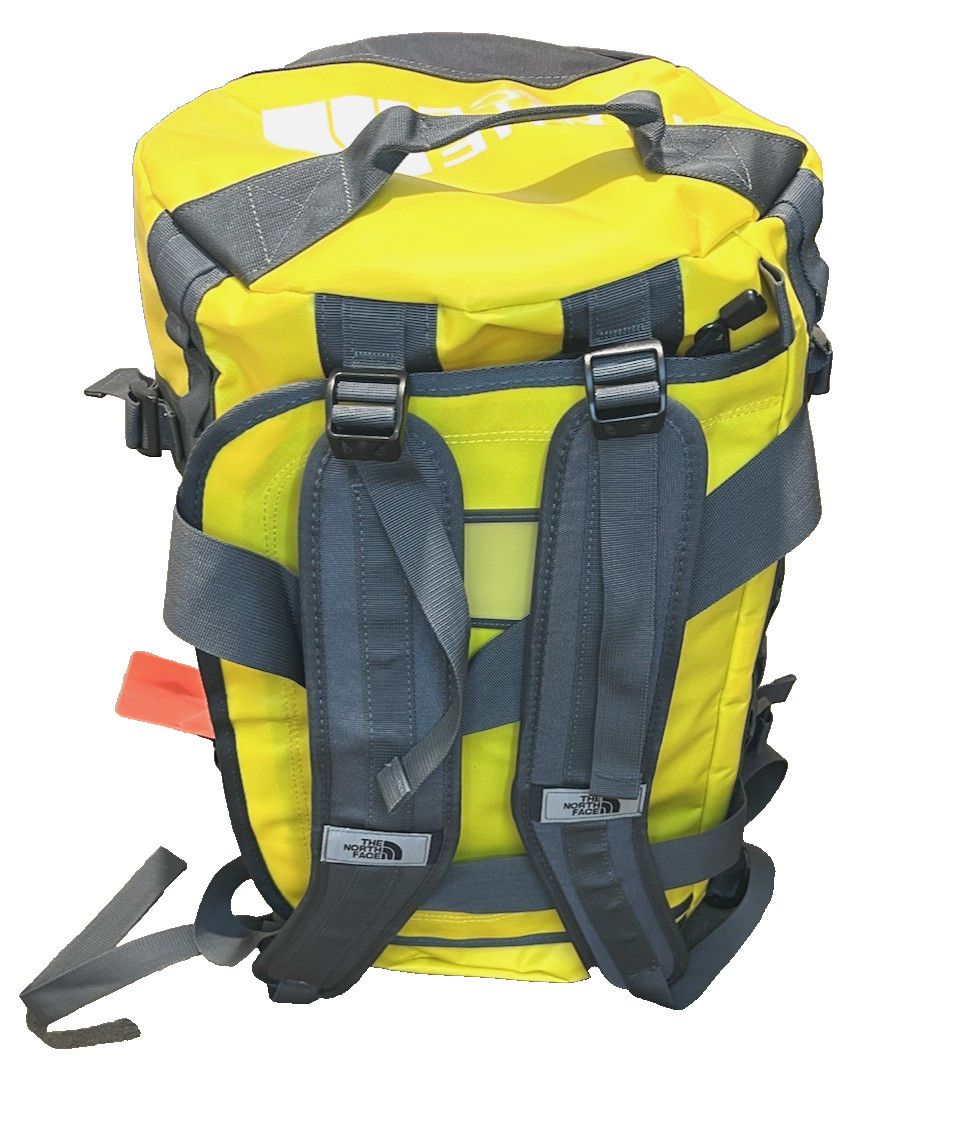 The North Face Base Camp Duffel Bag Backpack 42L Yellow/Grey- Size S 50*30*30cm