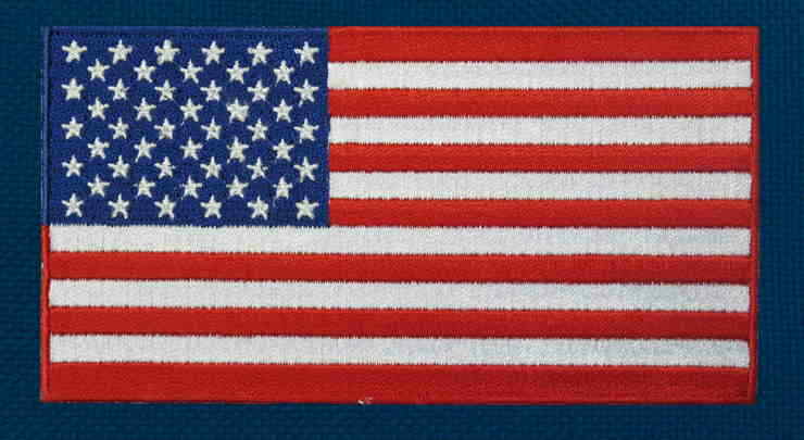 USA Messenger Bag Navy SUPPORT TEAM AMERICA! Computer Bag – LOTS of POCKETS!