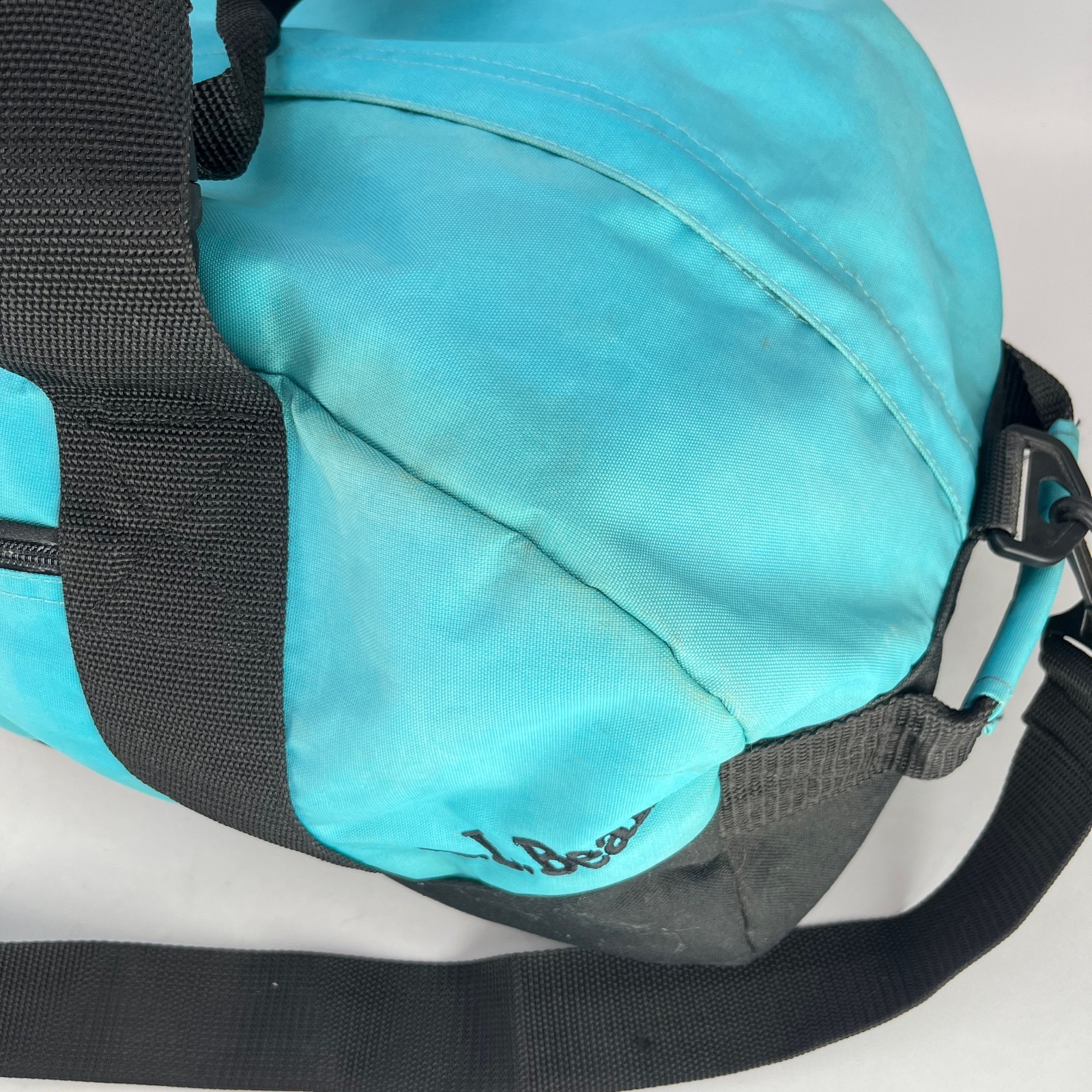 L.L. Bean Adventure Duffle Bag Large 24” Heavy Duty Nylon Teal Outdoor Sport