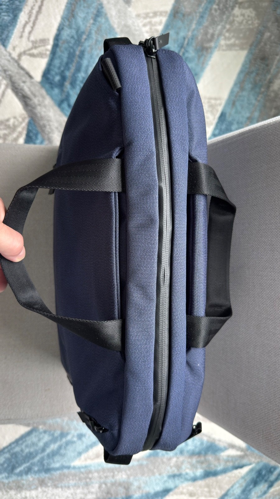 New Alpaka Elements Tech Brief Pro Laptop Bag Blue | Waterproof Axoflux