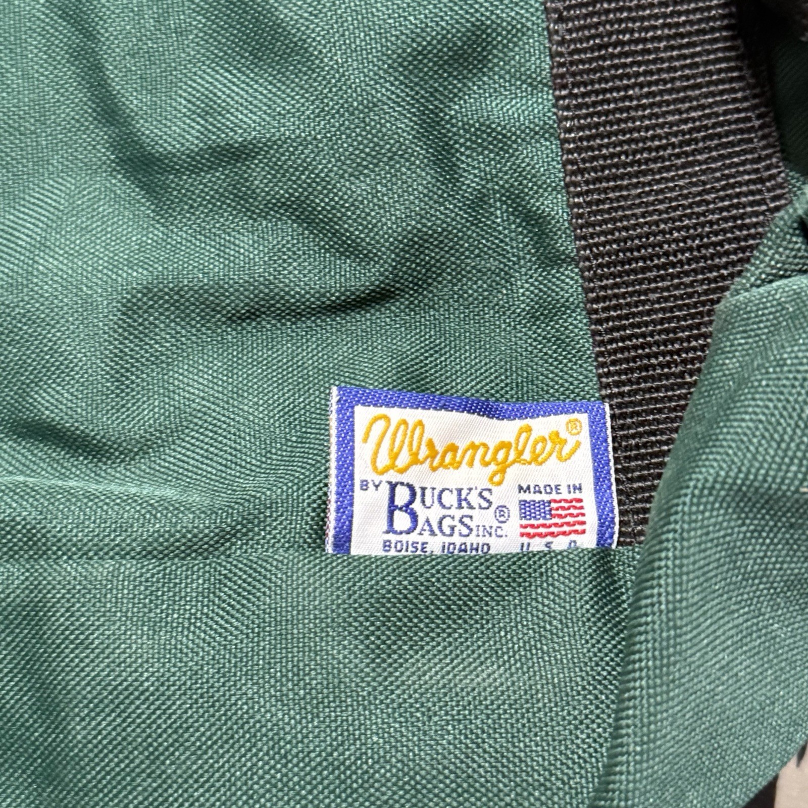 Wrangler Western Wear Bucks Bags Canvas Duffle Bag 7×18