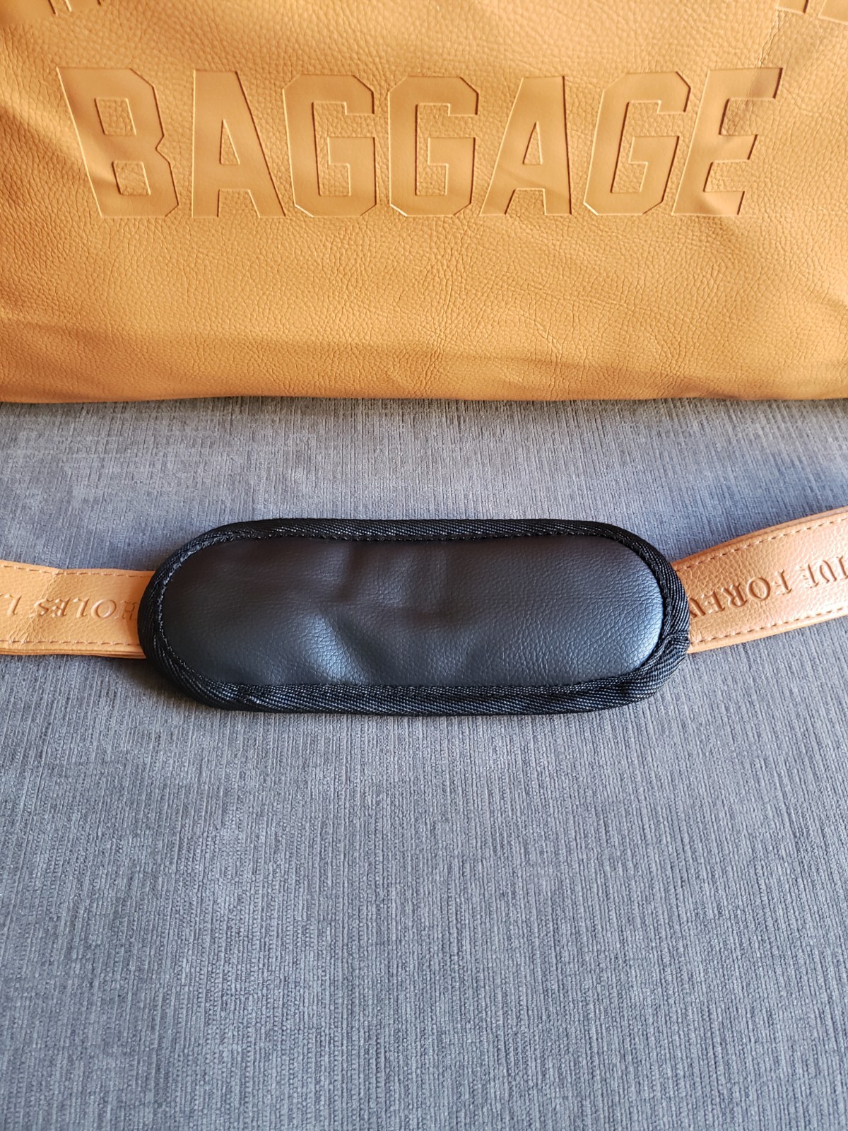 ASSHOLES*S LIVE FOREVER – Emotional Baggage Camel Tan Faux Leather BRAND NEW!