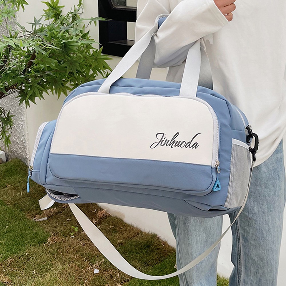 Travel Duffle Bag with Shoe Compartment Sport Gym Bag Carry On Bag Weekender Bag