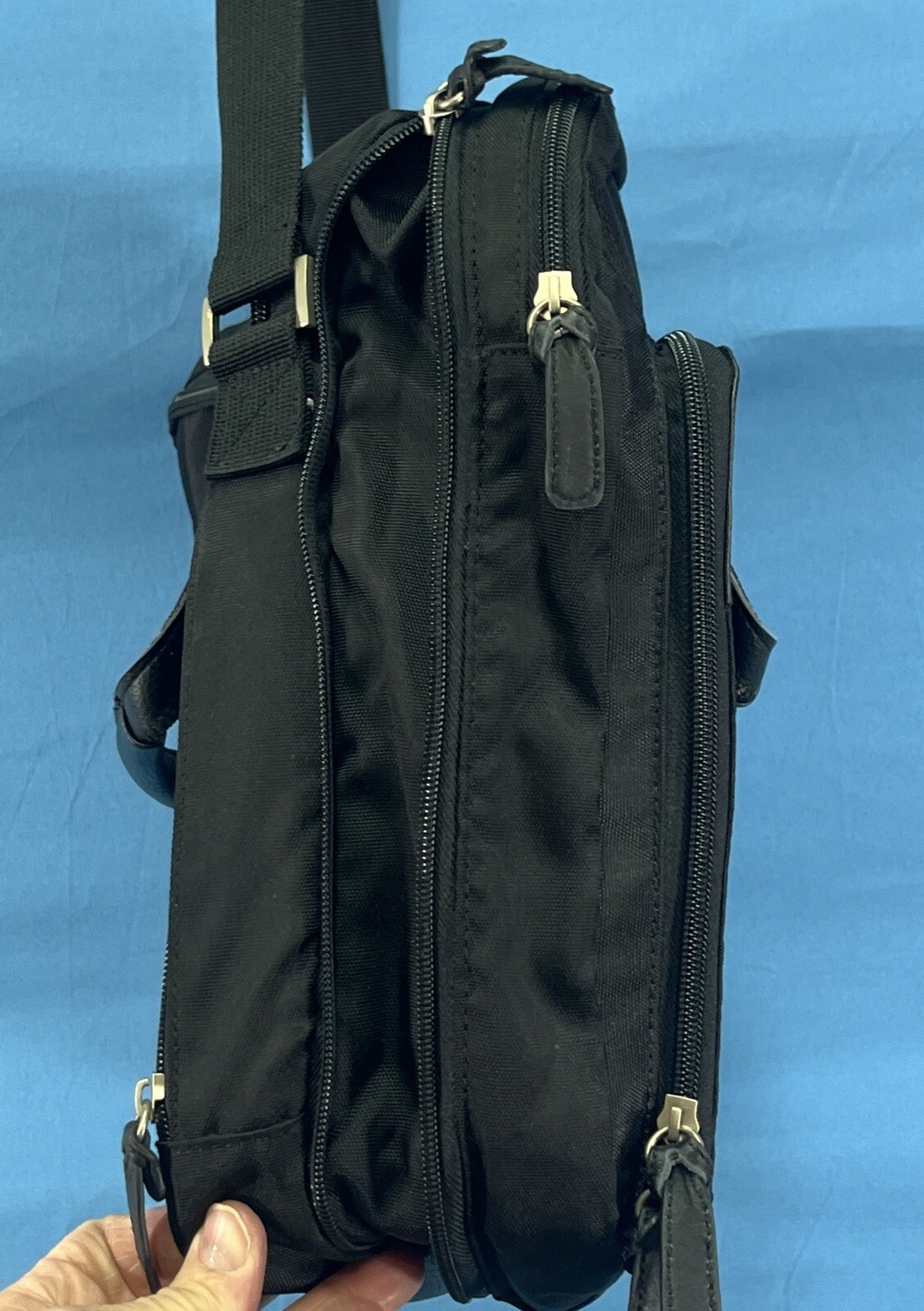 PERRY ELLIS PORTFOLIO Expandable MULTI-POCKET Computer/Laptop Case BRIEFCASE BAG