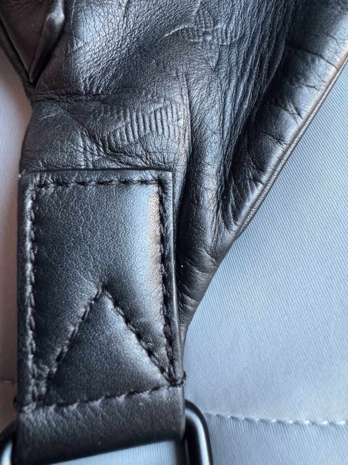 LOUIS VUITTON Discovery Bum Bag Monogram Shadow Black Waist Men’s
