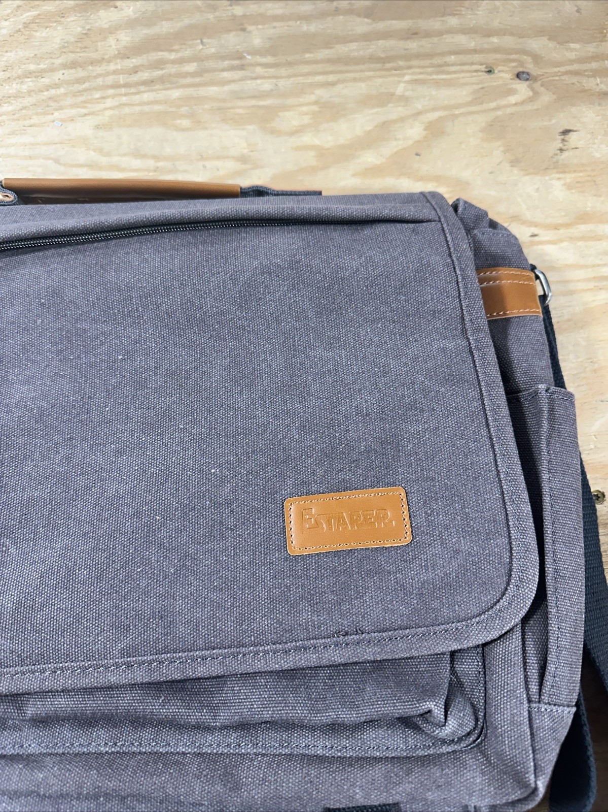 Estarer Mens Laptop Messenger Bag 15.6 Inch Laptop 3 in 1 Canvas Water Resist