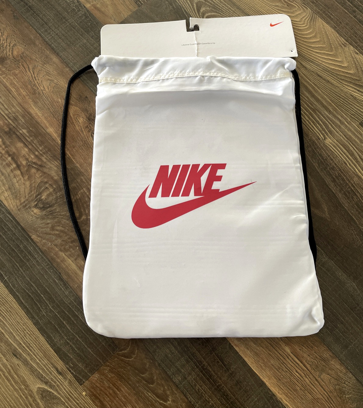 Nike Heritage Gym Sack Bag (White/Red) New With Stains