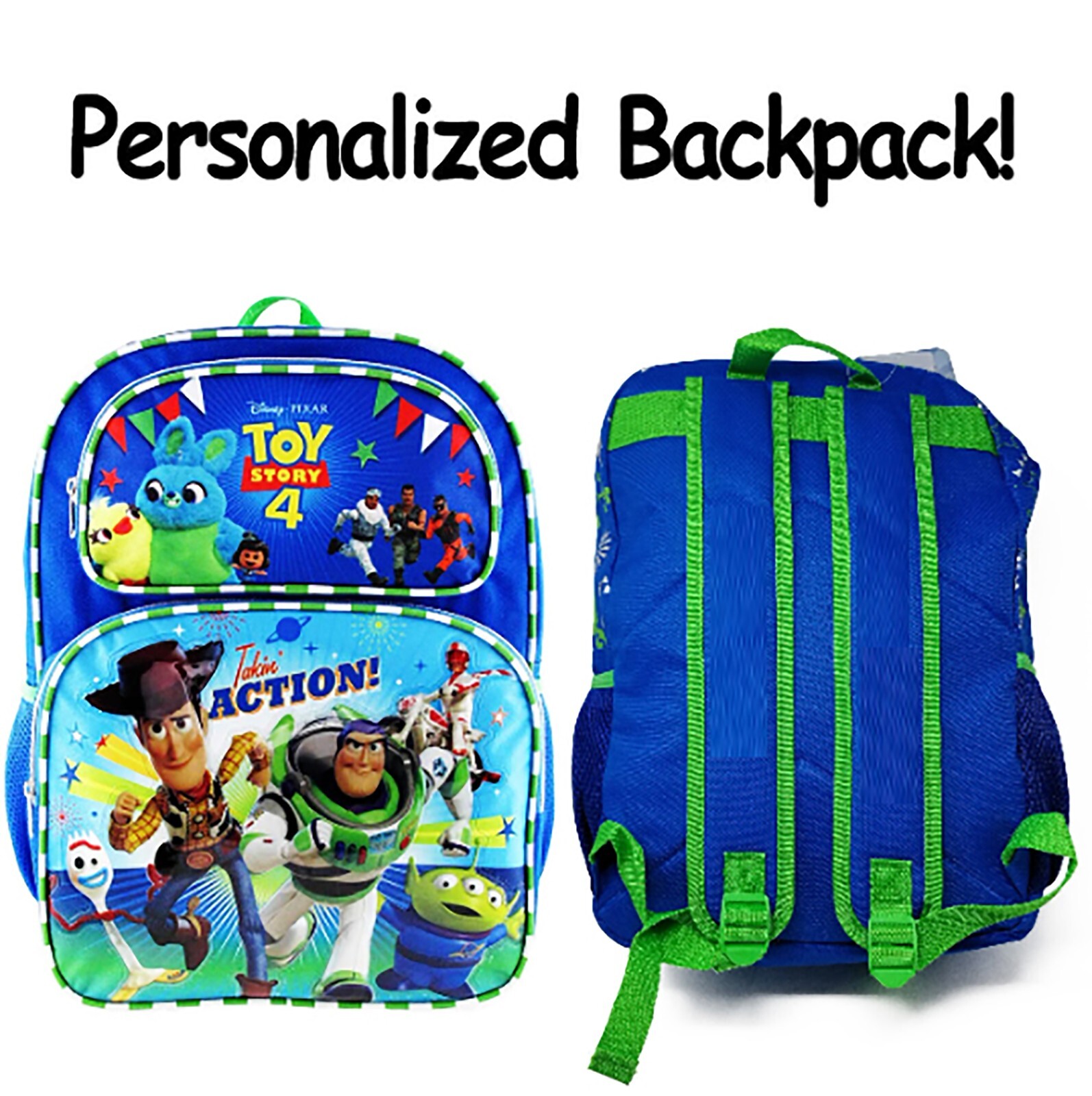 Toy Story Woody and Buzz backpack (Name can be added)