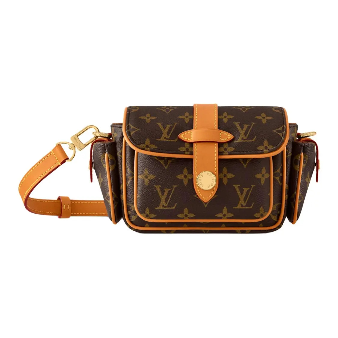LOUIS VUITTON Cargo Monogram Cross Shoulder Bag Men’s 9x4x5.5 in